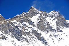 Kongma La 19 Lhotse South Face, Lhotse, Lhotse Middle, Lhotse Shar Close Up From Below Kongma La